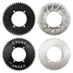 Stone Round Bike Chainring 110BCD for Shimano FC-5800 6800 4700 9000 34T To 60T Road Bike Chainwheel 4 Bolts Gravel for powermeter spiders, for magene PES P515 TEO 70t 72t