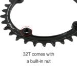 Stone Chainring Oval 104BCD for Shimano M430 M780 M610 M670 M980 32 36 38T 40T 46T 48 50T Bike Narrow Wide ChainWheel 12 Speed