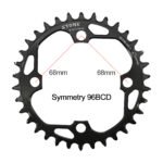 Stone Chainring Round 96BCD for Shimano alivio M782 M4000 M4050 M612 XTC820 36t 38 40t 42 44 46 48T MTB Bike Chainwheel 96bcd