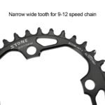 Stone Chainring Round 96BCD for Shimano alivio M782 M4000 M4050 M612 XTC820 36t 38 40t 42 44 46 48T MTB Bike Chainwheel 96bcd