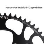 Stone Round Bike Chainring 110BCD for Shimano FC-5800 6800 4700 9000 34T To 60T Road Bike Chainwheel 4 Bolts Gravel for powermeter spiders, for magene PES P515 TEO 70t 72t