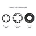 Stone Round Bike Chainring 110BCD for Shimano FC-5800 6800 4700 9000 34T To 60T Road Bike Chainwheel 4 Bolts Gravel for powermeter spiders, for magene PES P515 TEO 70t 72t