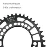 Stone bike Chainring Asymmetrical 96BCD Oval for Deore M7000 M8000 M9000 M9020 MTB Bike Chain Wheel 30t 34 36 38 40 42 44 46T 48T 96bcd 12 Speed