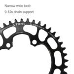 Stone bike Chainring Asymmetrical 96BCD Round for Deore M7000 M8000 M9000 M9020 MTB Bike Chain Wheel 30t 34 36 38 40 42 44 46T 48T 96bcd 12 Speed