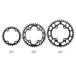 Stone bike Chainring Asymmetrical 96BCD Round for Deore M7000 M8000 M9000 M9020 MTB Bike Chain Wheel 30t 34 36 38 40 42 44 46T 48T 96bcd 12 Speed