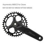 Stone bike Chainring Asymmetrical 96BCD Round for Deore M7000 M8000 M9000 M9020 MTB Bike Chain Wheel 30t 34 36 38 40 42 44 46T 48T 96bcd 12 Speed