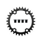 STONE 96BCD Asymmetric Narrow-Wide Chainring for Shimano XT M8000, 30T–48T