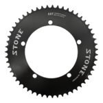 Stone 144BCD Round Chainring 42T-70T for Fixed Gear Track Bike Fixie Single Speed Bicycle 5-Bolt 1/2" x 1/8" Chain 7075 Aluminum Chainwheel