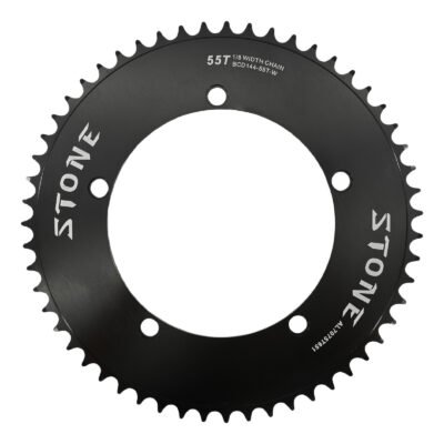 Stone 144BCD Round Chainring 42T-70T for Fixed Gear Track Bike Fixie Single Speed Bicycle 5-Bolt 1/2" x 1/8" Chain 7075 Aluminum Chainwheel