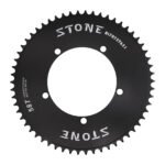 Stone 130 BCD Chainring for Single Speed Fixed Gear Fixie Track Bike Round 42T-60T Chainwheel 1/2" x 1/8" Chain