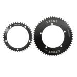 Stone 144BCD Round Chainring 42T-70T for Fixed Gear Track Bike Fixie Single Speed Bicycle 5-Bolt 1/2" x 1/8" Chain 7075 Aluminum Chainwheel