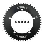 Stone 144BCD Chainring Track Bike Fixie Fixed Gear Narrow Wide Tooth 44 46 48 50 52 54 55 56 58T 60T 62 64 66 68 70T ChainWheel Round 9 10 11 12s speed
