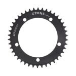 Stone 130 BCD Chainring for Single Speed Fixed Gear Fixie Track Bike Round 42T-60T Chainwheel 1/2" x 1/8" Chain