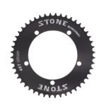 Stone 130 BCD Chainring for Single Speed Fixed Gear Fixie Track Bike Round 42T-60T Chainwheel 1/2" x 1/8" Chain