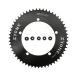 Stone 144BCD Round Chainring 42T-70T for Fixed Gear Track Bike Fixie Single Speed Bicycle 5-Bolt 1/2" x 1/8" Chain 7075 Aluminum Chainwheel