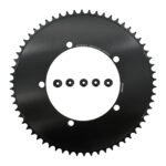 Stone 144BCD Round Chainring 42T-70T for Fixed Gear Track Bike Fixie Single Speed Bicycle 5-Bolt 1/2" x 1/8" Chain 7075 Aluminum Chainwheel