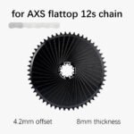 Stone 12s AXS Chainring flattop for DUB Force Red Direct Mount DM Chainring Chainwheel for Sram for Road Bike AXS 12 Speed 8 bolts XPLR 12s 13s