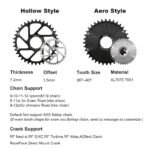 STONE Round Chainring Direct Mount RaceFace Cinch 30–38T, 3.5mm Offset, 7075