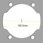 Stone Chainring 110BCD for SRM Power Meter crankset 5800 6800 4700 9000 Round PM7 PM9 42T 44T 54T 60T 62T 70T