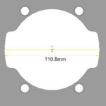 Stone Chainring 110BCD for SRM Power Meter crankset 5800 6800 4700 9000 Round PM7 PM9 42T 44T 54T 60T 62T 70T