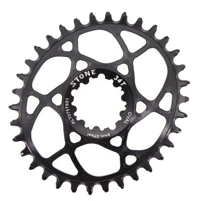 Stone 6mm offset GXP chainring Oval