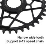 Stone Direct Mount Road MTB Round Chainring for Rotor Kapic Aldhu Vegast Hawk Raptor inpower 2inpower Crankset MTB 12s 30 to 40T 42t to 58t