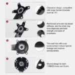 Stone Chainring Spider Adapter Converter To 110BCD 4 bolts for Sram FORCE RIVAL RED Road Bike Crank for 1x 2x 3 pins GXP