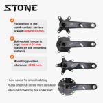 Stone Chainring Spider Adapter Converter To 110BCD 4 bolts for Sram FORCE RIVAL RED Road Bike Crank for 1x 2x 3 pins GXP