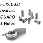 STONE Chainring Bolts for SRAM Road Bike 12 Speed QUARQ Rival AXS Force Red XPLR Crank 8-Hole Repair Screws 304 Stainless Steel