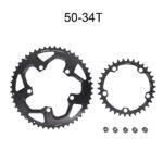 Stone Bike Round Double Chainring 110bcd 11s 2x 52 36T 53 39T 54 40T 50 34 for Sram Red Rival S350 S900 Rotor Force 5 Bolts