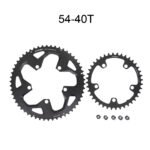 Stone Bike Round Double Chainring 110bcd 11s 2x 52 36T 53 39T 54 40T 50 34 for Sram Red Rival S350 S900 Rotor Force 5 Bolts