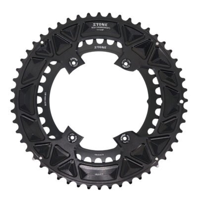 Stone 110bcd Round Double Chainring for Shimano 105 R7000 R7100 UT R8000 R8100 DA R9100 R9200 Di2 Road Bike 58 55 54 53 52 50 36T 39 40 34 48 46T