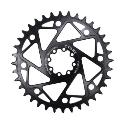 Stone Bike Chainring with Chainring Guard for AXS Flattop T-type 12S 3mm Offset Direct Mount Round for Sram X0 XX SL 30T to 36T 8 pins