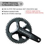 AL7075 Chainring Cap & Bolt Set for Shimano 4-Bolt 105/Ultegra/Dura-Ace Cranks