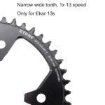 Stone 123BCD Bike Chainring Round for Campagnolo for Ekar Crank Gravel Road 1x13 Crankset for CP 13 Speed C13 Chain