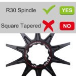 Stone Round Bike Chainring for White Industries industry R30 M30 Crank 40T To 56T Cycling Bike Chainwheel for Road Bike for Brompton Folding Bike