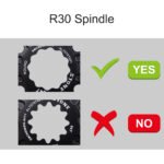 Stone Round Bike Chainring for White Industries industry R30 M30 Crank 40T To 56T Cycling Bike Chainwheel for Road Bike for Brompton Folding Bike