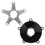 Stone Chainring Spider Adapter Converter for SRAM 3-Bolt Crankset to 130BCD 5-Bolt Chainring Road Bike 5-Arm Adapter for SRAM Red Force Rival Quarq
