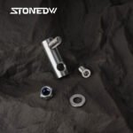 STONE Road Bike Front Derailleur Extender Adapter Convertor Raise Lower Height Adjustment for SHIMANO Di2 105 R7170 R8170 R9250 R8150 FORCE AXS 10/11/12s Adapter Bike Chainring Accessories