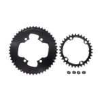 STONE 107BCD Round Double Chainring 2x for SRAM Force eTap AXS 46/33T–54/41T