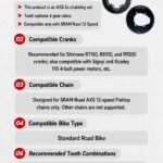 Stone 110bcd Double Bike Chainring aero hollow for Sram AXS Flattop 12 13 Speed for Shimano Sigeyi Magene QUARQ R7000 R7100 R8000 R8100 R9100 R9200 4700 5800 6800 9000
