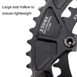 Stone 130bcd Round Double Bike Chainring for Shimano Folding Road Bicycle for Sram 11 12 Speed 58 44 56 42 55 54 40 53 39t 12s