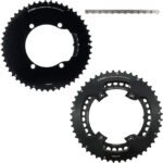 Stone 110bcd Double Bike Chainring aero hollow for Sram AXS Flattop 12 13 Speed for Shimano Sigeyi Magene QUARQ R7000 R7100 R8000 R8100 R9100 R9200 4700 5800 6800 9000