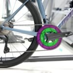 Stone Round AERO Colorful Chainring Inward 4mm Offset 110BCD 1x for Shimano 105 R7100 UT R8100 DA R9100 R9200 5800 6800 9000 Road Bike 12s 12 Speed
