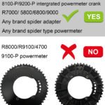 STONE 110BCD Aero Double Chainring for Shimano R7100, 46–58T
