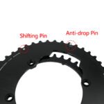 Stone 110bcd Round Double Chainring Aero for Shimano 105 R7100 UT R8100 DA R9200 Di2 Road Bike 58 55 52 36T 53 39 54 40 50 34 48 46