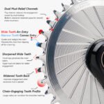 STONE Direct Mount Chainring for SISL2 & FSA Comet Cranks – 3mm Offset, 30–40T