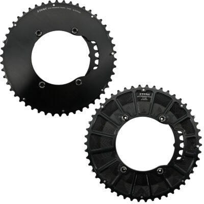 Stone 110bcd Round Double Chainring Aero for Shimano 105 R7100 UT R8100 DA R9200 Di2 Road Bike 58 55 52 36T 53 39 54 40 50 34 48 46