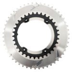 STONE 110BCD Aero Double Chainring for Shimano R7100, 46–58T