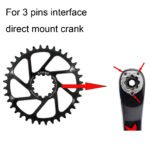 Stone Bike Chainring 3mm Offset Direct Mount 3 pins Round for Sram X9 X0 XX1 X01 26 28t 30t 32 34t 36 38 40T Boost 148mm aero hollow